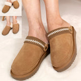 Hallie Mule Sheepskin Slippers - Chestnut