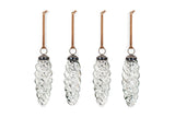 Athardi Drop Bauble - Antique Silver - (Set of 4) – view 4