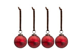 Pannee Round Baubles - Merlot - (Set of 4) – view 4