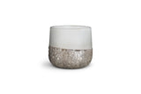 Riyara Recycled Glass Tealight Holder - Silver Sparkle – Small – view 7