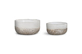 Riyara Recycled Glass Tealights - Silver Sparkle - (Set of 2) – view 5