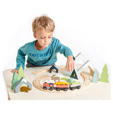 Tender Leaf Wooden Treetops Train Set