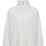 Supersoft Half Zip Sweatshirt Oat Marl