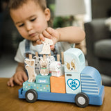 Dog Groomers Wooden Van Play Set