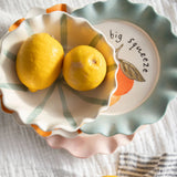 Caroline Gardner Big Squeeze Oranges Plate