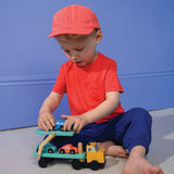 Mentari Wooden Vehicle Transporter – Luxury Car Transport Toy