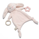 Bear Baby Comforter with Silicone Teething Ring