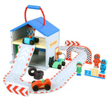 Wooden Racing Track Play Set