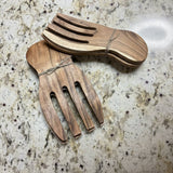 Acacia Wood Salad Hands