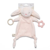 Bear Baby Comforter with Silicone Teething Ring