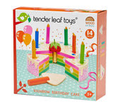 Rainbow Birthday Cake Wooden Play Set