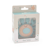 Crab Silicone & Wood Teether – Ocean Blue