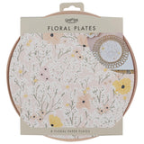 Pink Floral Paper Plates