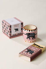 Elephant Ceramic Candle - Tobacco Vanilla
