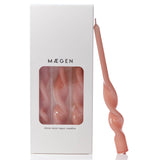 Twist Taper Candles - 3 Pack - Plaster Pink