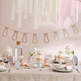 Easter Bunny Wooden Bunting 1.5m