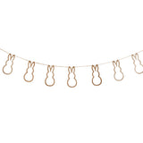 Easter Bunny Wooden Bunting 1.5m