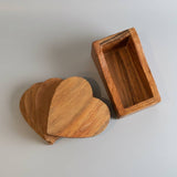 Acacia Wood Coaster Set with Holder