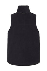 Motion Teddy Fleece Zip Gilet - Black