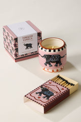 Elephant Ceramic Candle - Tobacco Vanilla