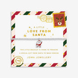 Joma Jewellery Kids’ Christmas A Little “Love From Santa” Bracelet