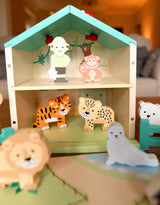 Wooden Zoo Play Set