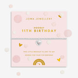 Joma Children's Confetti A Little 11th Birthday' Bracelet