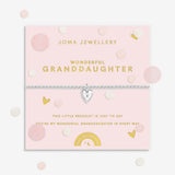 Joma Children's Confetti A Little 'Wonderful Granddaughter' Bracelet