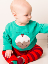 Christmas Pudding long-sleeved top by Blade & Rose