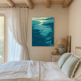 Japanese Wild Swimming Ocean Art Print – A3