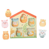 Farmyard Wooden Barn Shape Puzzle