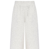 Supersoft Wide Leg Sweatpant Oat Marl