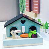 Pet Rabbit & Guinea Pig Hutch Play Set