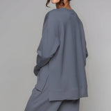 Born Nouli Supersoft Longline Sweatshirt - Indigo
