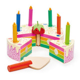 Rainbow Birthday Cake Wooden Play Set