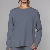 Born Nouli Supersoft Longline Sweatshirt - Indigo