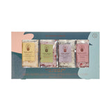 Bath Salts Pouches Set - Palmarosa, Lavender, Lime, Rose