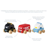 First Wooden Vehicles – Set of 3