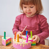 Rainbow Birthday Cake Wooden Play Set