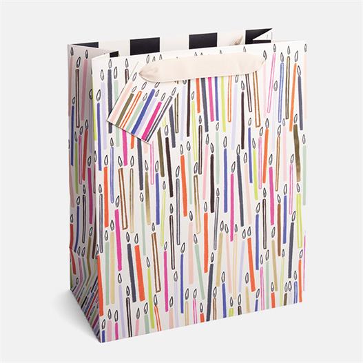 Caroline Gardner Lovely News Candles Large Gift Bag