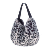 Faux Fur Slouch Bag – Leopard