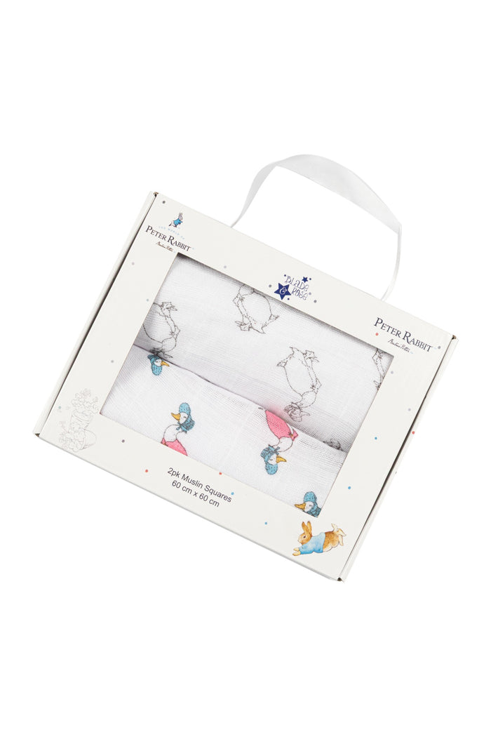 Jemima Puddle-Duck™ Muslin Squares – 2-Pack