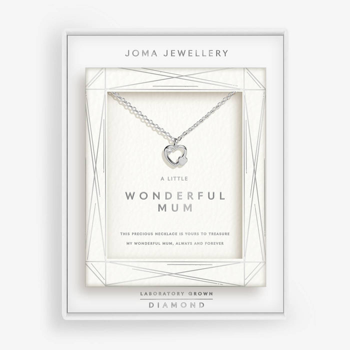 A Little Wonderful Mum Diamond Necklace