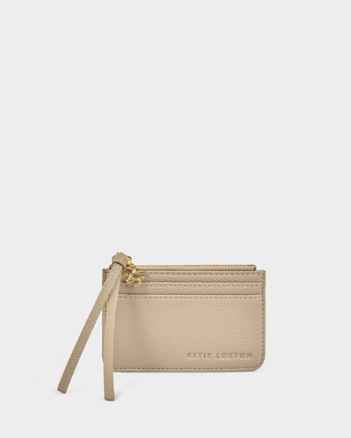 Gift Boxed Coin & Cardholder - Light Taupe