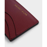 Alba Card Holder - Cherry