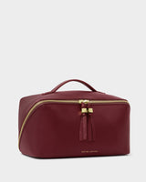 Soho Large Makeup & Wash Bag – Cherry
