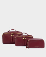 Soho Large Makeup & Wash Bag – Cherry
