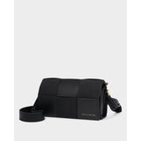 Katie Loxton Taya Suedette Crossbody Bag - Black