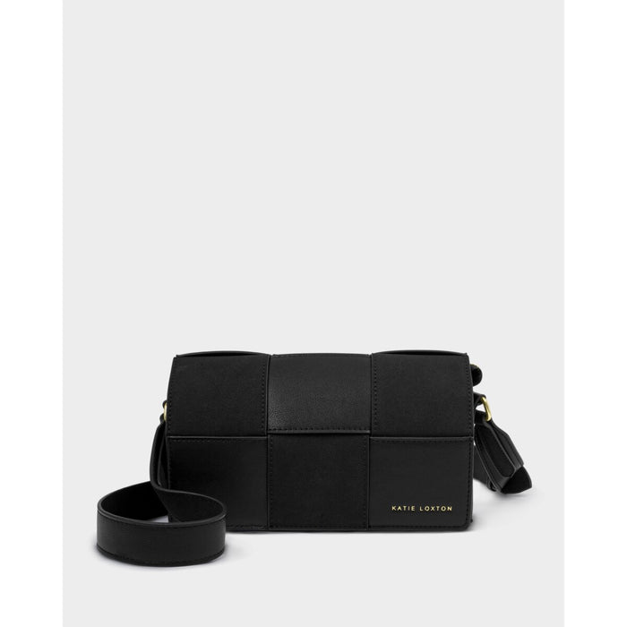 Katie Loxton Taya Suedette Crossbody Bag - Black