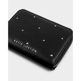Klara Concertina Cardholder - Black Studded